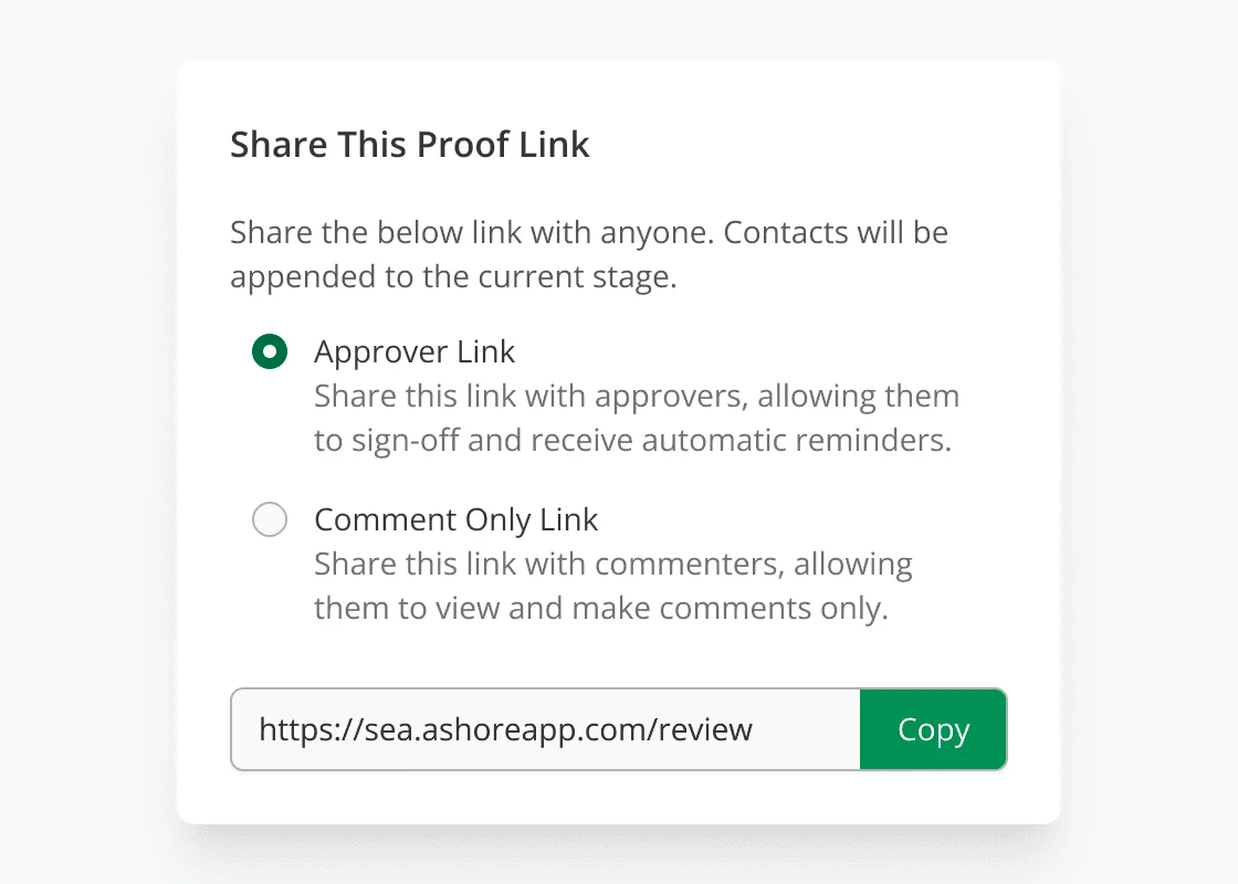 No-account PDF review and approval